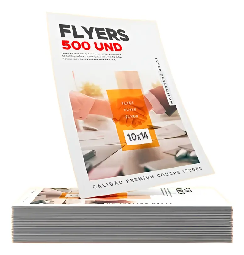 500 Flyers A5 Full Color